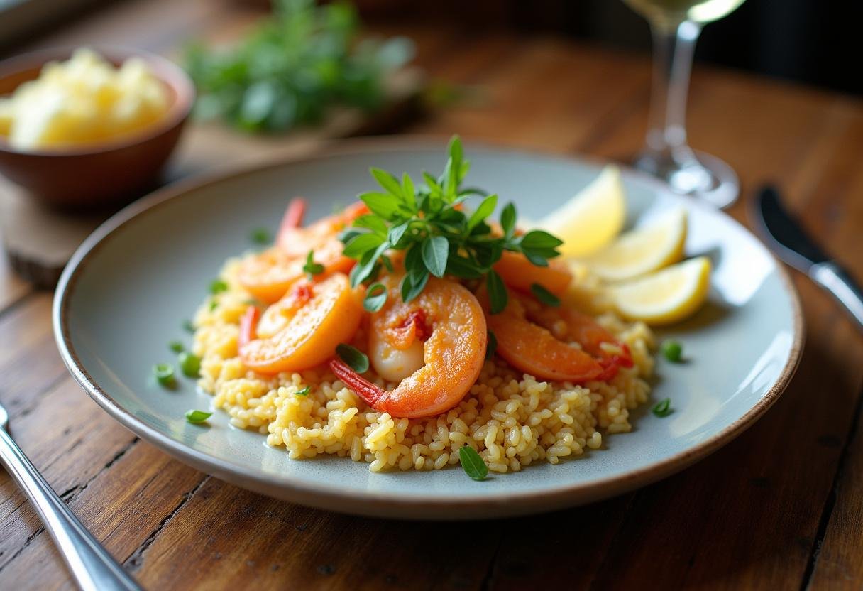Finished Arroz de Marisco à Moda de Figueira da Foz Rico, ready to be enjoyed.