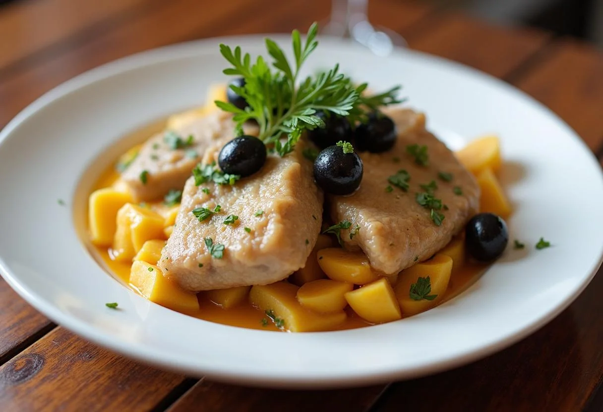 Bacalhau à Moda de Bragança Rico finalizado, perfeito para refeições em família.