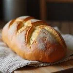 Pão Alentejano Autêntico recém-assado, perfeito para desfrutar.