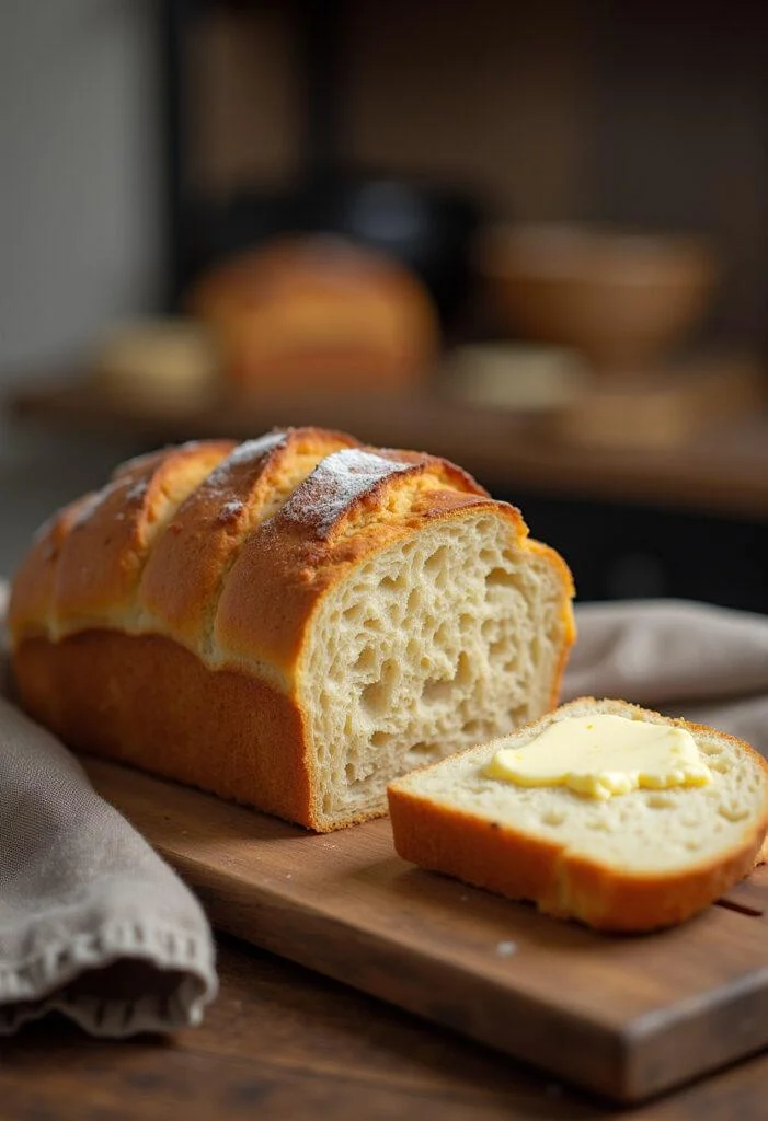 Pão de Mafra Tradicional recém-assado, ideal para servir em qualquer refeição.
