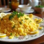 Plate de arroz de polvo saboroso, ideal para uma refeição tradicional portuguesa.