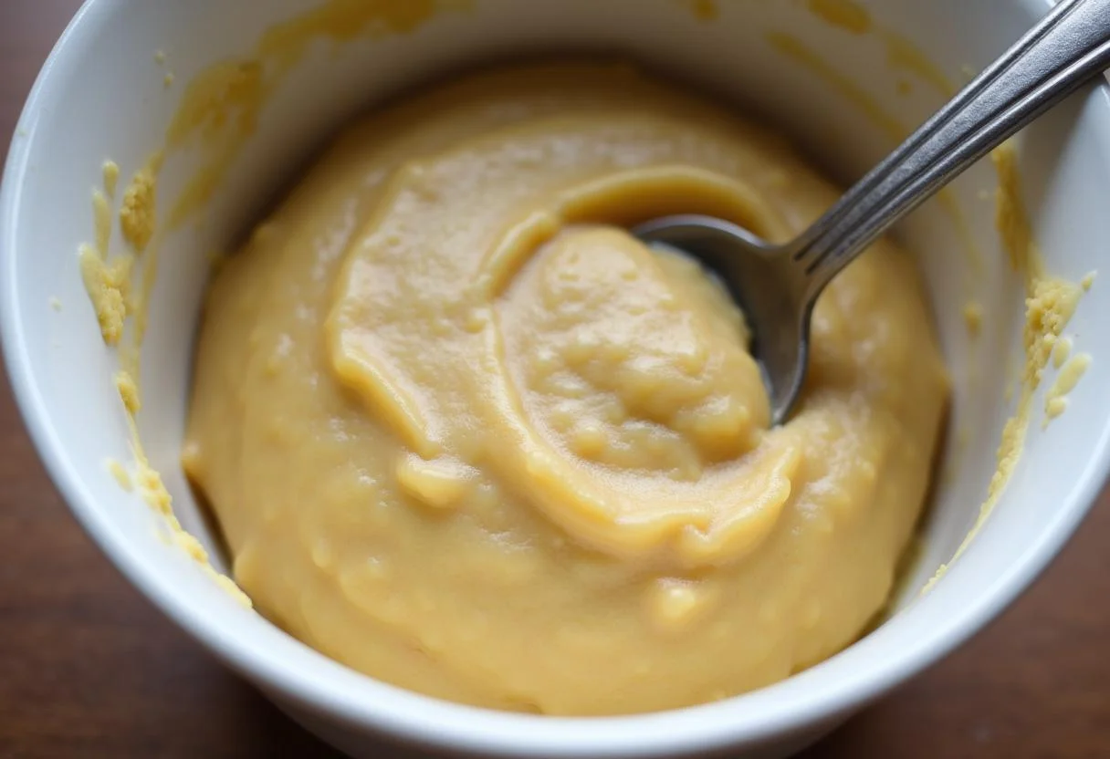 Smooth dough made from flour and cornstarch for massa chinesa.