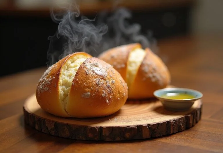 Freshly baked Pão Alentejano with golden crust, perfect for enjoying with olive oil.