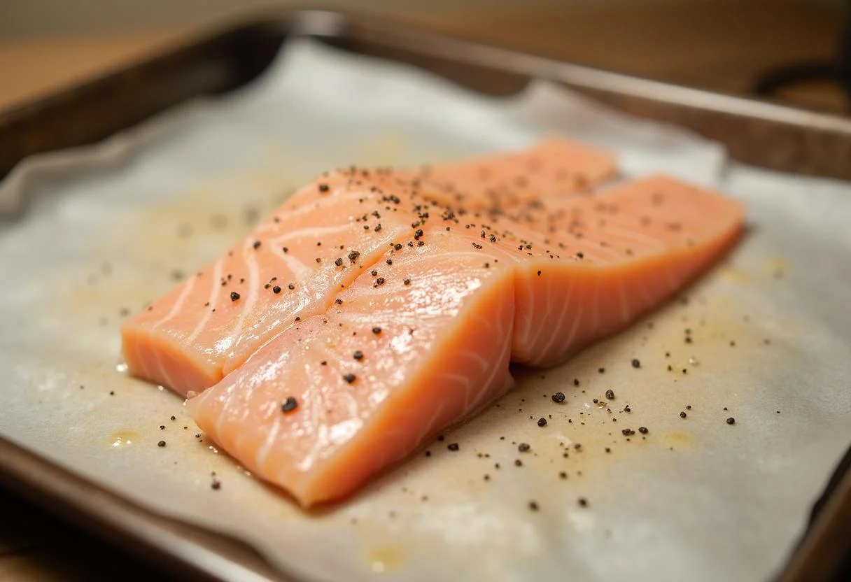 Peixe Manteiga ao Vapor com filé de peixe temperado no vapor.