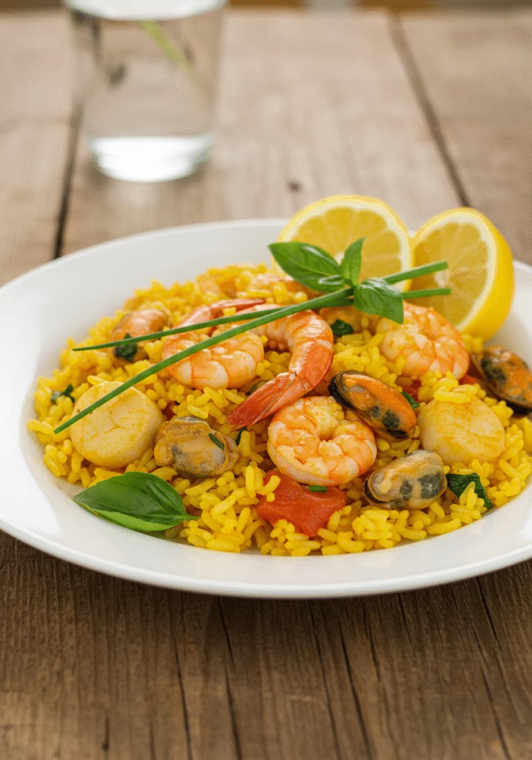 Finished Arroz de Marisco à Moda de Figueira da Foz Rico, ready to be enjoyed.