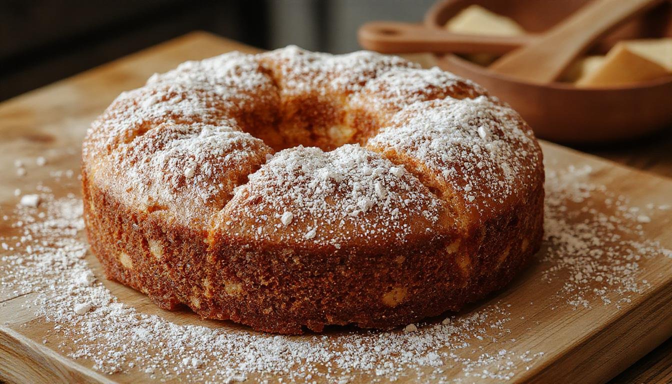 Imagem de um bolo de bolacha disposto em camadas, coberto com chantili e decorado com bolachas Maria ao redor, apresentado em uma travessa retangular branca, com textura cremosa visível e bolachas intercaladas de forma uniforme.