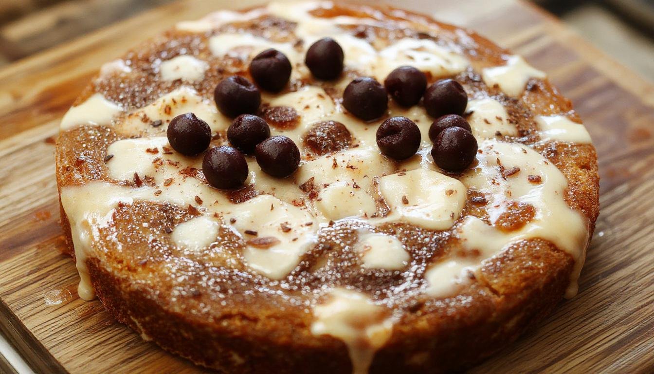 Uma fatia de torta de amendoim em destaque, com uma crosta dourada e recheio cremoso de amendoim, decorada com pedaços de amendoim por cima, apresentada em um prato branco sobre uma mesa de madeira, iluminada com luz natural suave.