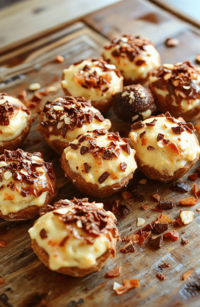 Bright, colorful platter featuring assorted kids' Thanksgiving treats such as mini pies, turkey-shaped cookies, and festive candies, beautifully arranged with autumn leaves and vibrant fall decorations, showcasing fun textures and playful presentation in a lively holiday setting.