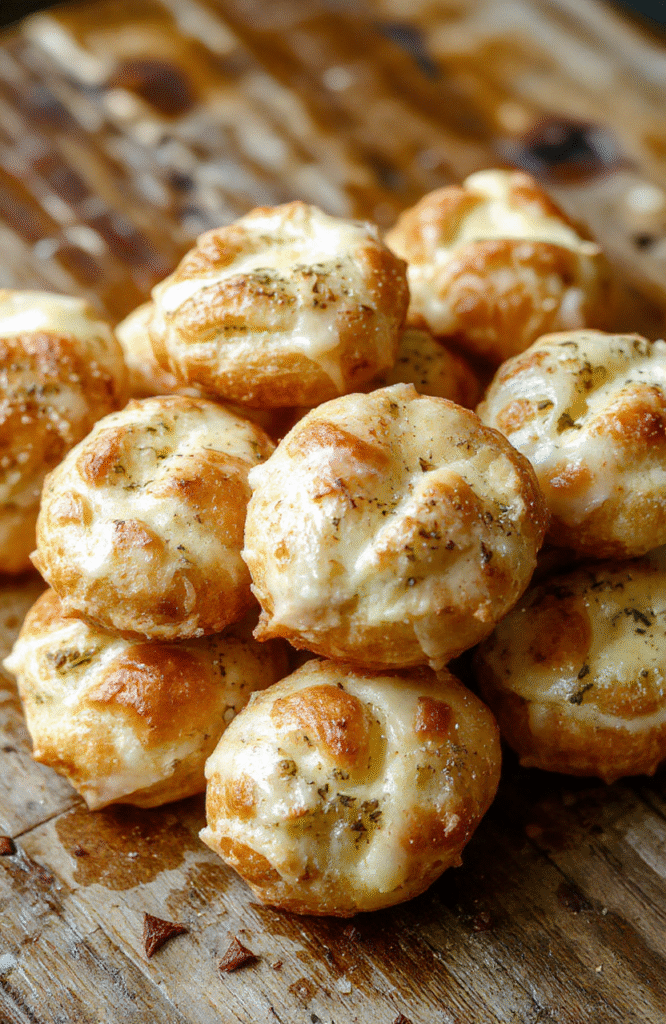 Golden brown buttery pretzel bites arranged on a rustic wooden serving board, sprinkled with coarse sea salt, with visible soft interior and crispy exterior, styled casually with a flour dusting backdrop.