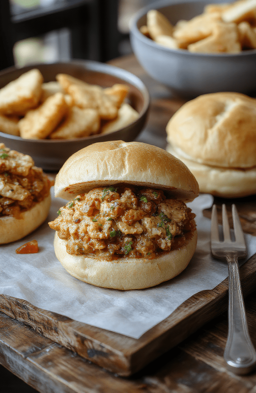 A vibrant plate of healthy turkey sloppy joes with fresh toppings on a rustic wooden table, colorful bell peppers, crisp lettuce, and a whole wheat bun, styled casually with a modern, appetizing presentation.